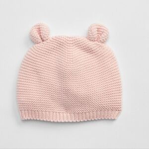 ‼️SAVE $25+‼️3 Gap Baby Soft Knit Garter Milkshake Pink Winter Hats